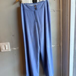 Courreges Blue Rayon Pants